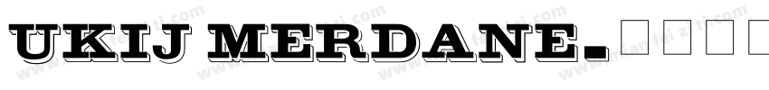 UKIJ Merdane字体转换